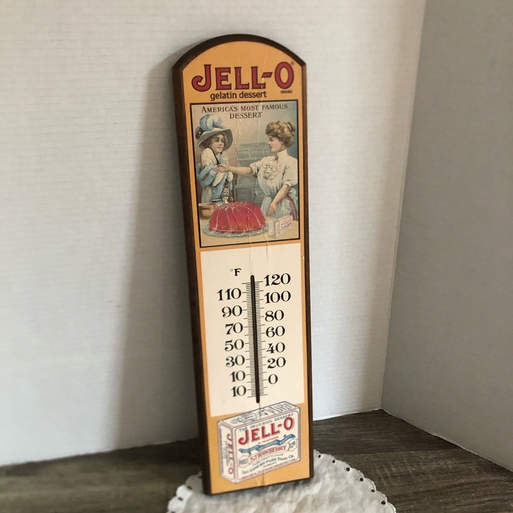 Vtg JELL-O Themed Thermometer